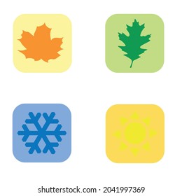  Vertical posters set with fluffy clouds. Weather forecast app widgets. Thunderstorm, rain, sunny day, night and winter snow. Vector illustration