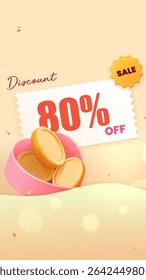 vertical promotional template for large-scale promotional activities