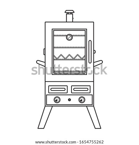 Vertical Propane Smoker with Window