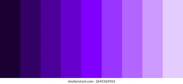 Vertical purple gradient background showcasing a rich range of hues from dark indigo to light lavender. Ideal for vibrant design backdrops or color reference