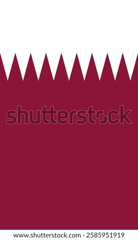 Vertical Qatar Flag Vector Images