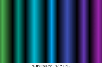 Vertical Rays of light on a black background