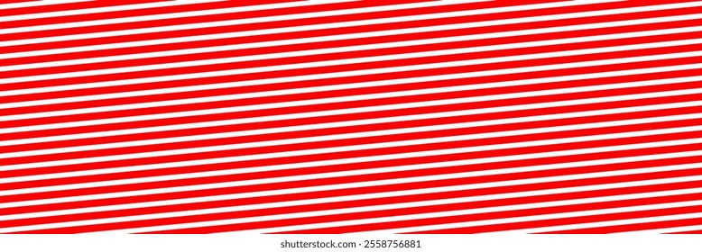 Vertical red and white stripes background. Seamless and repeating pattern. Editable template. Vector illustration. Abstract geometric wallpaper of the surface.  Print for polygraphy, t-shirts. eps10 