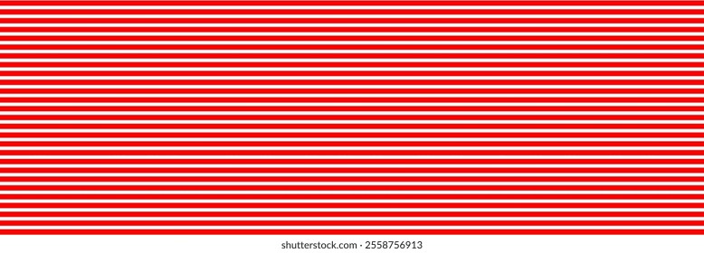 Vertical red and white stripes background. Seamless and repeating pattern. Editable template. Vector illustration. Abstract geometric wallpaper of the surface.  Print for polygraphy, t-shirts. eps10 