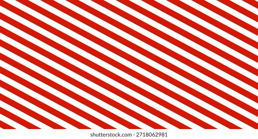 Fondo de rayas rojas y blancas de Vertical. Ilustración de patrón continuo y repetitivo moderno.

