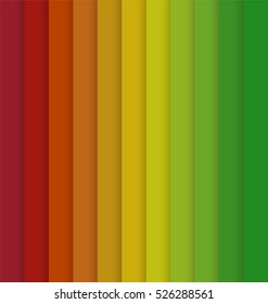 Vertical Red Yellow Green Colorful Striped Seamless Background Vector