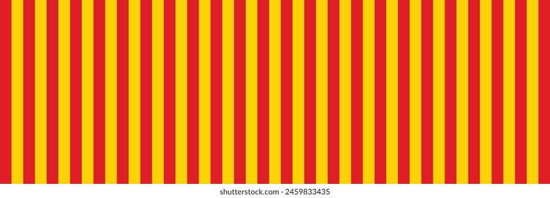 Vertical red and yellow stripes background. Seamless and repeating pattern. Editable template. Stripes diagonal pattern.  Vector illustration. eps 10