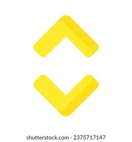 Diseño vectorial de flechas de redimensionamiento vertical