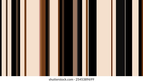 vertical retro brown color stripes seamless background . fashion stylish print design. stripes pattern vector for fabric, background, backdrop, paper, banner, wallpaper, marble, surface