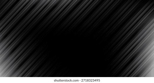 Fundo de vidro com nervuras verticais, cores preto e branco, ideal para o design digital moderno.