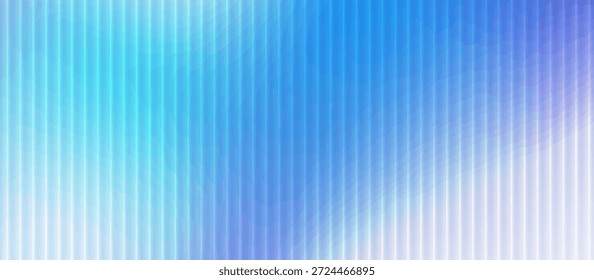 Fundo de vidro com nervuras verticais, gradiente azul marinho liso com reflexão de luz branca e distorção óptica suave, textura moderna corporativa, ilustração vetorial