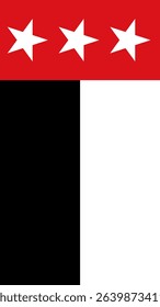 Vertical Rio Grande Flag, USA