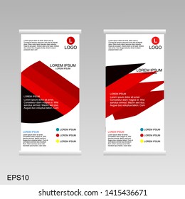 Vertical Roll Up Banner, Signboard ,Brochure, Advertising Flyer Template, X-banner