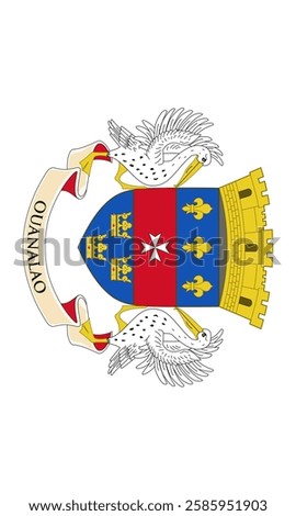 Vertical Saint Barthelemy Flag Vector Images