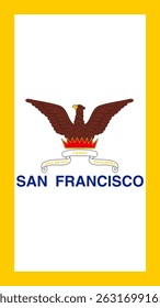 Bandeira Vertical de São Francisco, EUA