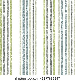 Vertical scratched autumn lines. Abstract seamless pattern. For decoration or printing on fabric. Pattern fills. Simple graphic texture. Striped texture.green stripe with white background.