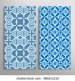 Vertical seamless geometric patterns collection with repeating texture for Wedding, Bridal, Valentine's day, greeting cards or Birthday Invitations, fabric or paper print. 