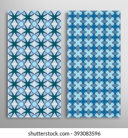 Vertical seamless geometric patterns collection with repeating texture for Wedding, Bridal, Valentine's day, greeting cards or Birthday Invitations, fabric or paper print. 