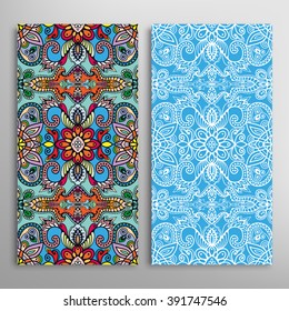 Vertical seamless patterns collection with floral geometric and lace texture for Wedding, Bridal, Valentine's day, greeting cards or Birthday Invitations, fabric or paper print. 
