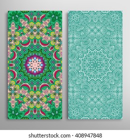 Vertical seamless patterns collection with floral geometric and lace texture for Wedding, Bridal, Valentine's day, greeting cards or Birthday Invitations, fabric or paper print. 
