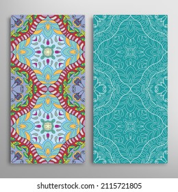 Patrones verticales sin fisuras, textura de encaje geométrico floral para Boda, Día de San Valentín, tarjeta de saludo o Invitación de Cumpleaños. Decorativos fondos de doodle impecables. Patrón de frontera de ornamentos étnicos