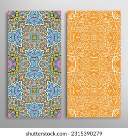 Patrones verticales sin fisuras, textura de encaje geométrico floral para Boda, Día de San Valentín, tarjeta de saludo o Invitación de Cumpleaños. Decorativos fondos de doodle impecables. Patrón de frontera de ornamentos étnicos