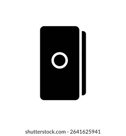 Vertical Slab with Circle Notch and Modern Minimalist Design