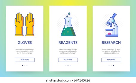 Vertical slider banner about research and safety