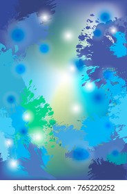 Vertical spaceblue abstract background. Vector illustration.