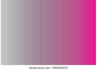 Vertical speed line halftone gradient line pattern background.