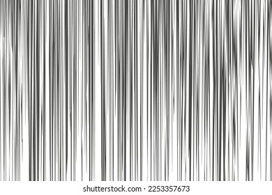 Vertical speed lines for comic manga book. Anime graphic halftone effect. Striped anime background. Vector illustration.