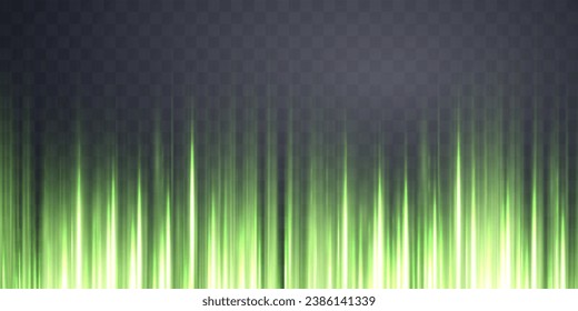 Vertical speed rays, light neon flow, zoom in motion effect, green glow speed lines, colorful light trails, perspective stripes 
Abstract background, vector illustration.