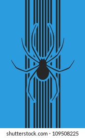 Vertical spider background
