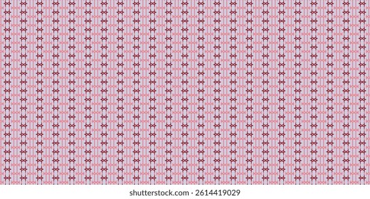 Vertical Star-Link Repeat Pattern on Pink Backdrop