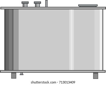 Vertical Steel Tank Vector