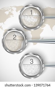 Vertical Steps magnifying loupe