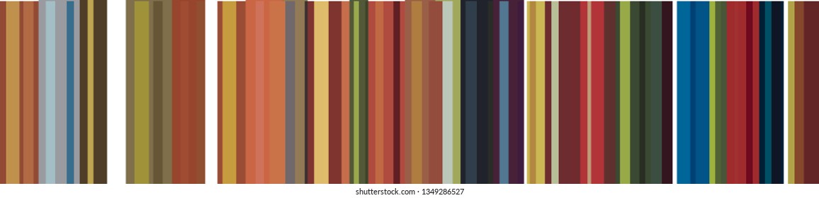vertical straight stripes of different colors and thickness, vector