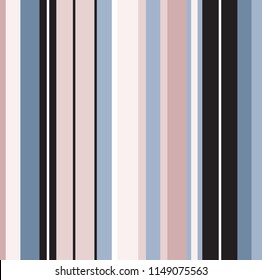 Vertical Stripe Pattern On Blue