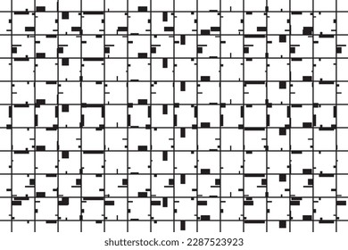 Vertical of stripe pattern vector. design patter of line black on white background. Design print for illustration, texture, textile, wallpaper, background. Set 6