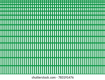 Vertical stripe pattern vector. Design white on green background. Design print for textile, wallpaper, wrapping, background.