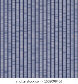 Vertical Stripe Variegated Texture Background. Denim Gray Blue Blended Line Seamless Pattern.  Masculine Shirting, Bleach Faded Dye Textile. For Trendy Triblend Melange All Over Print. Vector Eps 10  