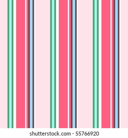 Vector de rayas verticales con rayas rosa, verde, azul, blanco y marrón