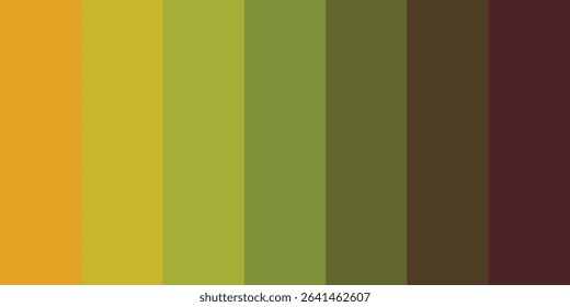 Vertical striped background in earthy tones of mustard, olive, brown, and maroon – rustic and natural color bands ideal for eco design, packaging, nature branding, and vintage-style visuals.