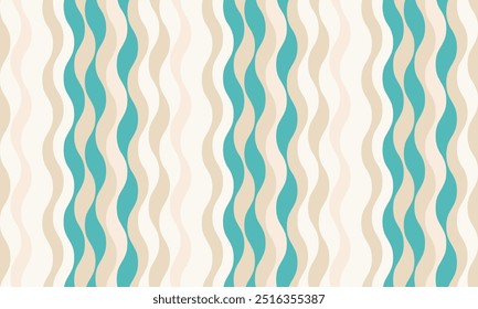 Diseño de rayas de Vertical con curvas fluidas y ondas texturizadas. Los colores artísticos se mezclan con la simplicidad y la creatividad, agregando elegancia a los carteles, textiles o impresiones gráficas con pintura vibrante.