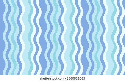 vertical striped design with flowing curves and textured waves. Artistic colors blend with simplicity and creativity, adding elegance to posters, textiles, or graphic prints with vibrant paint.