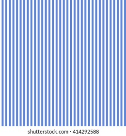 Vertical striped vector seamless pattern background. Blue strips on white marine background. Sea or ocean concept. Simple minimal linear design.
