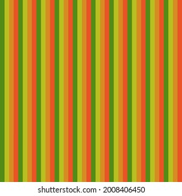 Vertical stripes ornament. Vector citrus stripes pattern. Colorfil regular repeated lines wallpaper.