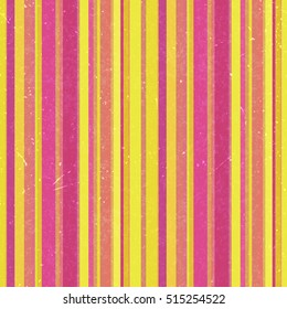 Vertical stripes pattern, seamless texture background. Ideal for printing onto fabric and paper or decoration. Yellow, pink colors