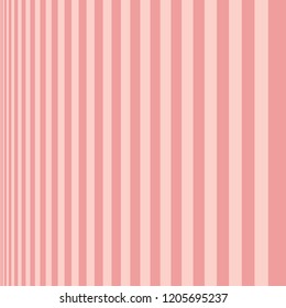 Vertical stripes pattern vector. Design gradient line rose gold on pink background. Design print for effect, wallpaper, textile, background. Set 3