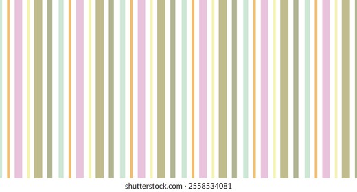 Vertical Stripes Seamless Pattern. Autumn Winter Business Suit Vertical Line Pattern. Male, Female, Childrens Modern Fashion Textile. Cool Lines Endless Design. Summer, Spring Seamless Stripes Texture